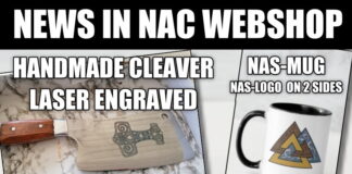 Exclusive cleaver and NAS/NAC mugs are now available in the webshop